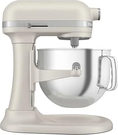 KitchenAid 7 Quart Bowl-Lift Stand Mixer with Accessories, KSM70SKXX | Bowl-Lift Design, 11 Speeds, 1/2 Speed for Folding, Double Flex Edge Beater and 4 other accessories, Milkshake