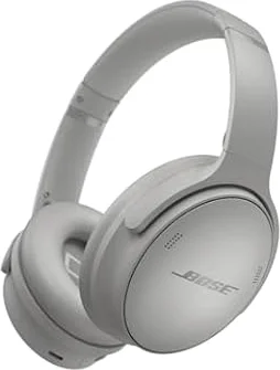 Bose QuietComfort Headphones - Wireless Bluetooth Headphones, Active Over Ear Noise Cancelling and Mic, USB-C Charging, Deep Bass, Up to 24 Hours of Playtime, Moonlight Grey - Limited Edition Color