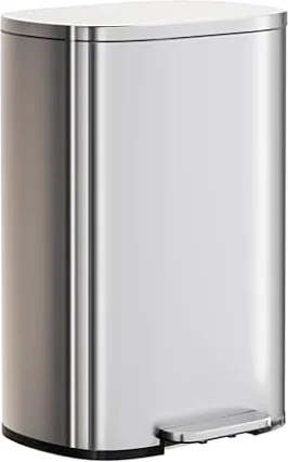PayLessHere | 13G Trash Can with Lid | Steel | Removable Inner Bucket