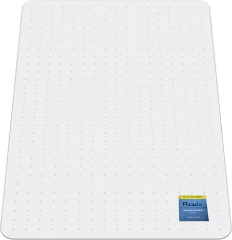 Azadx Heavy Duty Office Chair Mat for Carpet 32" x 48" Hard Material