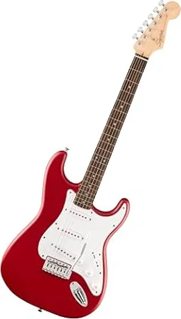 Fender Squier Debut Stratocaster Beginner Electric Guitar, Dakota Red Matte