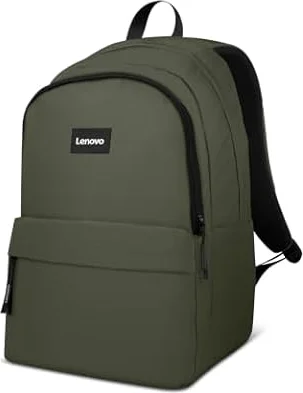 Lenovo 16-inch Commuter Backpack B10, Lightweight 30L Laptop Backpack, Water-Resistant Travel Bag with 6 Storage Compartments, Anti-Theft Pocket & Luggage Strap, Fits Up to 16" Laptop, Green