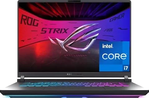 ASUS ROG Strix G16 (2025) Gaming Laptop, 16” FHD+ 16:10 165Hz/3ms, NVIDIA® GeForce RTX™ 5060, Intel® Core™ i7 Processor 14650HX, 16GB DDR5, 1TB Gen 4 SSD, Wi-Fi 7, Windows 11 Home, G615JMR-AS74