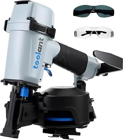 toolant Pneumatic Roofing Coil Nailer for 3/4" to 1-3/4", 15 Degree Nails
