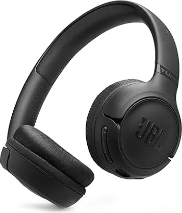 JBL Tune 530BT - Wireless on-ear headphones with Bluetooth® 6.0 (Black) | Powerful JBL Pure Bass Sound, 2 beamforming mics for perfect calls, Up to 76 hours (45hrs Talk time) & Multi-point connection