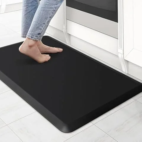 Kitchen Mat Cushioned Anti Fatigue Rug Standing and Comfort Floor Mats | Water-Resistant, Non-Slip, Easy to Clean Comfort Floor Mat for Kitchen, Sink & Office, Multiple Colors & Sizes, 17.3"x28"