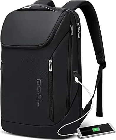 BANGE Business Smart Backpack Waterproof fit 15.6 Inch Laptop Backpack with USB Charging Port,Travel Durable Backpack