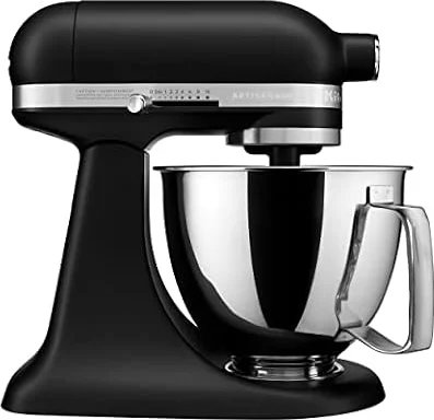 KitchenAid Artisan Mini, 3.5-Qt Tilt Head Stand Mixer, Black Matte