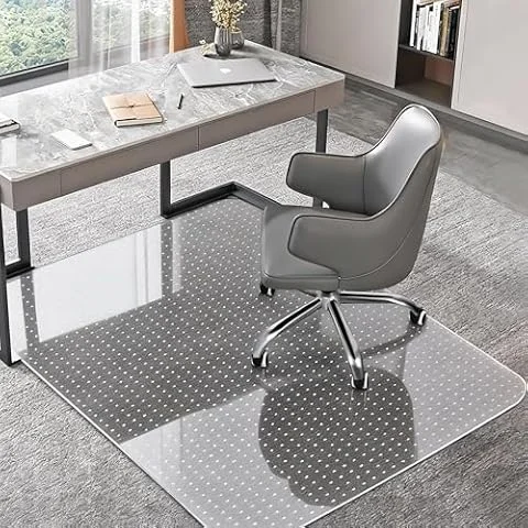 BesWin Office Chair Mat for Carpet, 30" x 48", Clear
