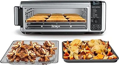 Ninja Digital Air Fry Countertop Oven, 8-in-1, XL, Silver, SP101