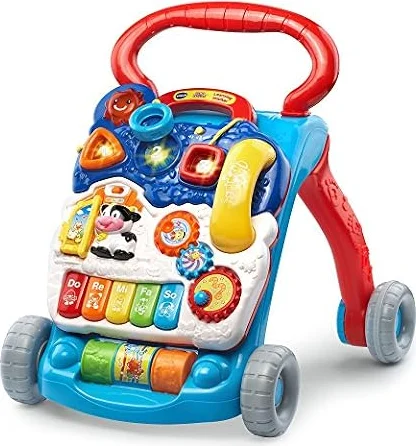 VTech Sit-to-Stand Learning Walker (Frustration Free Packaging), Blue