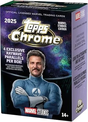 2025 Topps Marvel Studios Chrome - Factory Sealed - Value Box